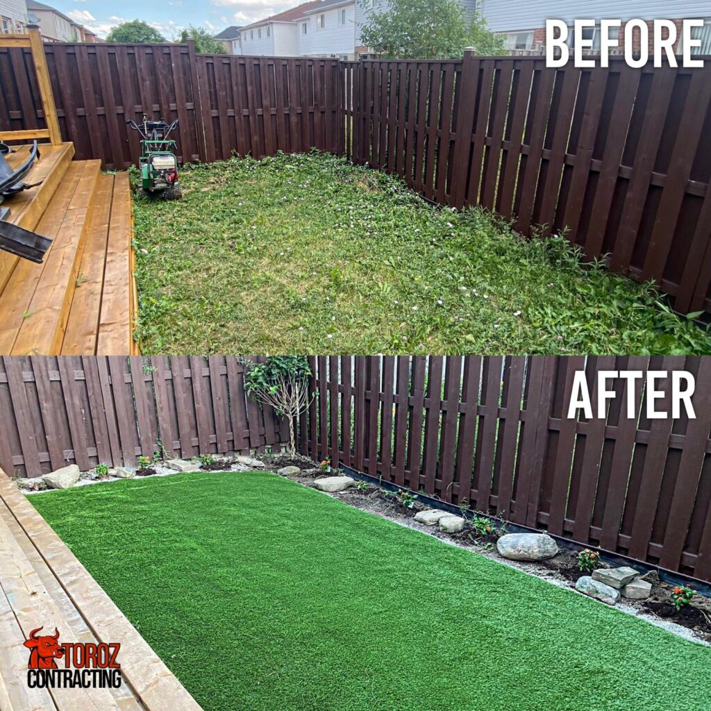 Landscaping & Artificial Turf Installation in Mississauga ON