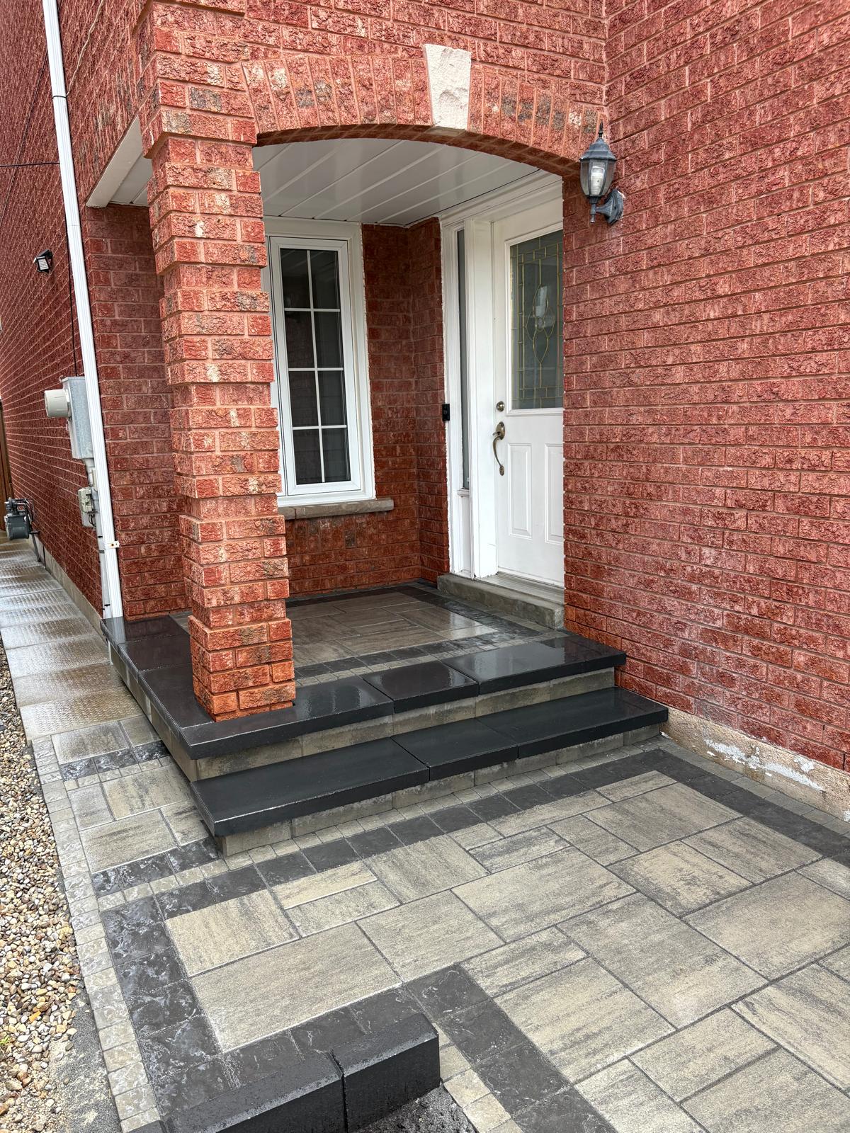 Milton Interlocking Walkway Installation