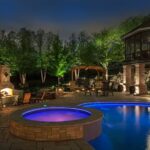landscape lighting color temperature Milton