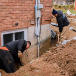waterproof basement before finishing Mississauga foundation waterproofing project