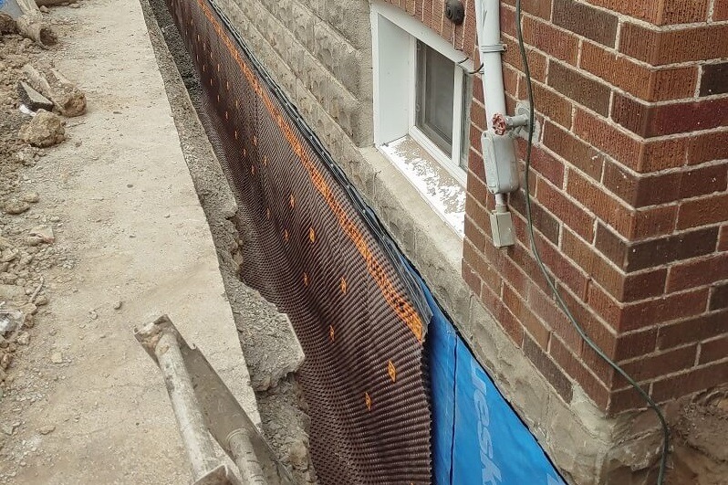 waterproof basement before finishing Oakville