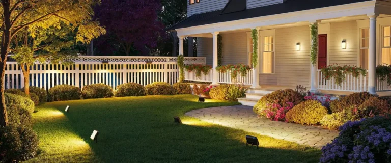 What are the different types of landscape lighting in Milton?